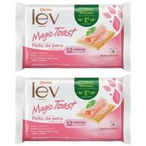 Torradinha LEV Magic Toast Crocante Sabor Peito de Peru 260g Torradinha LEV Magic Toast Crocante Sabor Peito de Peru 260g