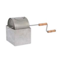 Torrador De Café Galvanizado Cilíndrico Com Suporte 8 Litros - Gudim