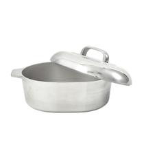 Torrador oval de alumínio fundido IMUSA Cajun de 33 cm com tampa