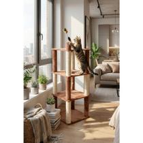 Torre Arranhador Para Pet Gato Anti Estresse Brinquedo Tedio Torre Arranhador Para Pet Gato Anti Estresse Brinquedo Tedio