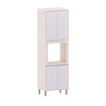 Torre Art 70 Cm 4 Portas 1 Nicho Microondas Luciane Moveis