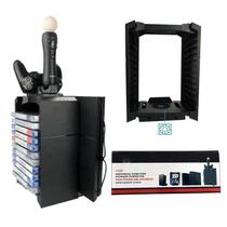 Torre Base Vertical Carregador USB Cooler Compatível Com PS4 Fat Slim Pro