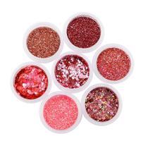 Torre cascata de glitter rosa 25