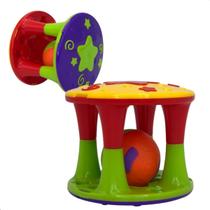 Torre Chocalho Bolinha Sensorial Desenvolve os Sentidos - JP BRINK