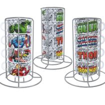 Torre Com 4 xícaras de Porcelana Louça Com Suporte Personalizado Suporte Vingadores