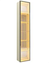 Torre Cristaleira Uma Porta Reflecta Com Led Off White Matiz Torre Cristaleira Uma Porta Reflecta Com Led Off White Matiz