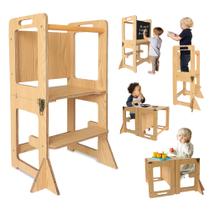 Torre de Aprendizagem Helper SENSUNIQ - Espreguiçadeira de Cozinha com Lousa