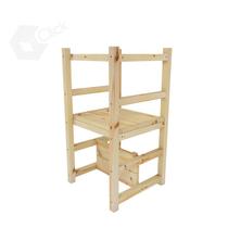 Torre De Aprendizagem Montessoriana 4 em1 Com Regulagem De Altura