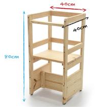 Torre De Aprendizagem Montessoriana Com Regulagem De Altura - Triboshop