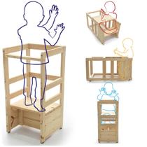Torre De Aprendizagem Montessoriana Com Regulagem De Altura