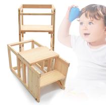 Torre De Aprendizagem Montessoriana Regulagem De Altura 4x1 Torre De Aprendizagem Montessoriana Regulagem De Altura 4x1