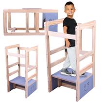 Torre De Aprendizagem Montessoriana Regulavel 4x1 Premium Torre De Aprendizagem Montessoriana Regulavel 4x1 Premium