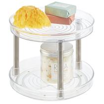 Torre de armazenamento de mesa giratória Spinning Lazy Susan mDesign Ligne Torre de armazenamento de mesa giratória Spinning Lazy Susan mDesign Ligne