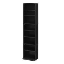 Torre de armazenamento multimídia Furinno JAYA Space Saving Espresso