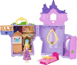 Torre de casa de bonecas Mattel Disney Princess Rapunzel com boneca