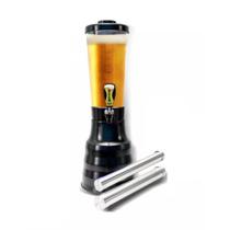 Torre De Chopp 3,5L Copo Removível Base De Alumínio 2 Refil