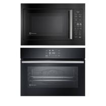 Torre de Cocção com Micro-ondas de Embutir 34L Preto (ME3BP) + Forno de Embutir Elétrico 50L (OE5EA) Electrolux Torre de Cocção com Micro-ondas de Embutir 34L Preto (ME3BP) + Forno de Embutir Elétrico 50L (OE5EA) Electrolux