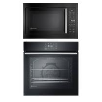 Torre de Cocção com Micro-ondas de Embutir 34L Preto (ME3BP) + Forno de Embutir Elétrico 80L (OE8EA) Electrolux