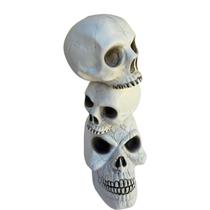 Torre de crânios 38cm (3) decoração de Halloween plástico Torre de crânios 38cm (3) decoração de Halloween plástico