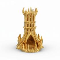 Torre de Dados RPG Obsidian (Dice Tower) - Fortaleza Negra -