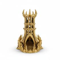 Torre de Dados RPG Obsidian (Dice Tower) - Fortaleza Negra -