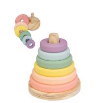 Torre de Encaixe Bebe 1 ano Candy Brinquedo Educativo e Montessori - Fábrika dos Sonhos