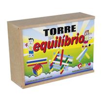 Torre de Equilíbrio Carlu MDF com 48 Peças Torre de Equilíbrio Carlu MDF com 48 Peças