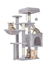 Torre de Gato Taoqimiao MS019W Cinza Claro (100cm) com Arranhador
