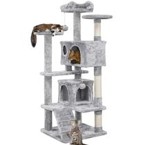 Torre de Gato Yaheetech 137cm - com Arranhadores e Condominios