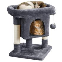 Torre de Gato Yaheetech 60cm - Arranhador Cinza Escuro