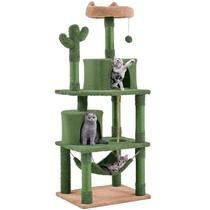 Torre de Gato Yaheetech Cactus 158cm - Poste de Arranhação para Gatos