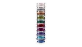 Torre de Glitter em Pó 10 cores - Colormake Torre de Glitter em Pó 10 cores - Colormake
