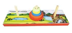 Torre De Hanói Em Madeira Educativo Pedagógico Brinquedo Torre De Hanói Em Madeira Educativo Pedagógico Brinquedo