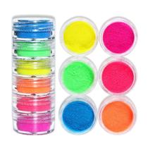 Torre de Pó Neon Glitter c/ 6 Torre de Pó Neon Glitter c/ 6