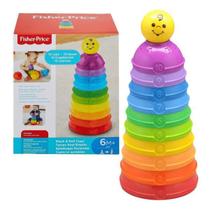 Torre de Potinhos Coloridos Brinquedo Educativo Bebê Fisher Price