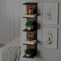 Torre de Prateleira Nogal Estante Multiuso Sala Quarto Torre de Prateleira Nogal Estante Multiuso Sala Quarto
