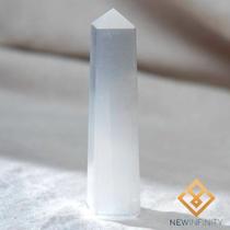 Torre de Selenita Ponta Obelisco pedra para limpeza cristal Torre de Selenita Ponta Obelisco pedra para limpeza cristal