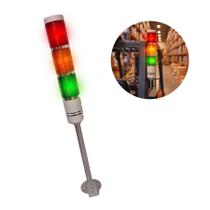 Torre de sinalização 3 cores para painéis elétricos Torre de sinalização 3 cores para painéis elétricos