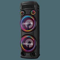 Torre de Som Aiwa T2W-02 2300w 2Woofers10" Bluetooth RGB USB