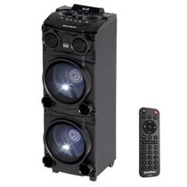 Torre De Som Gradiente Black Bass 1200w Bluetooth 2x Woofers 10'