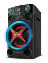 Torre de Som Mondial TM-1200-B luzes Bluetooth 1200W RMS APP