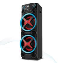 Torre de Som Mondial TM-2200 luzes Bluetooth 2200W RMS APP Bivolt