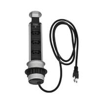 Torre de tomada c/ 3 tomadas prata