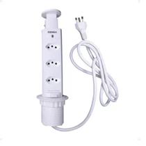 Torre De Tomada Com 3 Tomadas Branca Renna