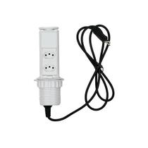 Torre de Tomada Mesa Cozinha 2 Elétricas 10A Branca Torre de Tomada Mesa Cozinha 2 Elétricas 10A Branca