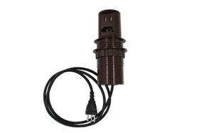 Torre De Tomada Mesa Pop Marron 1 Elétrica 10a + 2 Usb