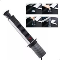 Torre De Tomada Multiplug Bancada Mesa Balcão OI-TO121 Torre De Tomada Multiplug Bancada Mesa Balcão OI-TO121