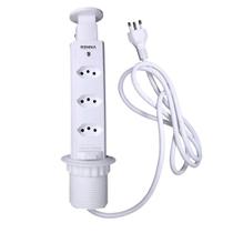 Torre De Tomada Multiplug para Bancada ou mesa Com 3 Tomadas Branca 20A