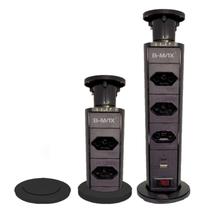 Torre De Tomada Multiplug Retrátil Com 3 Tomadas USB C 20A