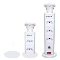 Torre De Tomada Multiplug Retrátil Com 3 Tomadas USB C 20A Torre De Tomada Multiplug Retrátil Com 3 Tomadas USB C 20A